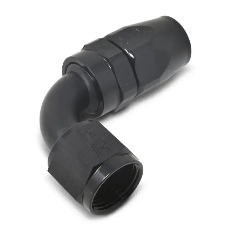 Russell Performance -12 AN Black 90 Degree Full Flow Hose End - 610195