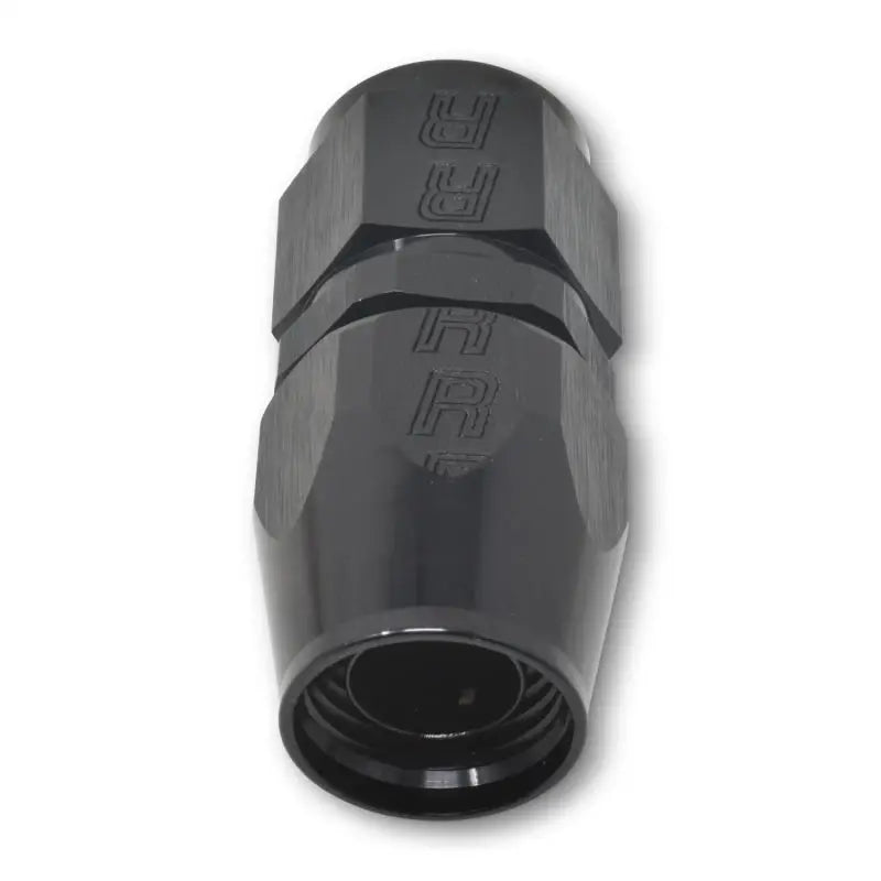 Russell Performance -4 AN Black Straight Full Flow Hose End - 610015