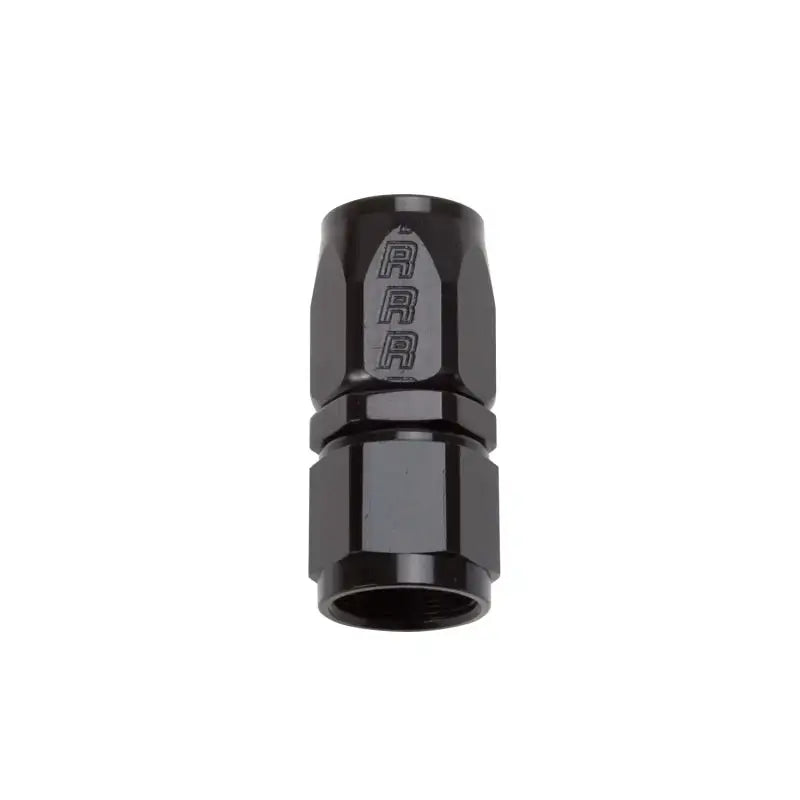 Russell Performance -4 AN Black Straight Full Flow Hose End - 610015