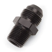 Russell Performance -6 AN to 1/4in NPT Straight Flare to Pipe (Black) - 660443