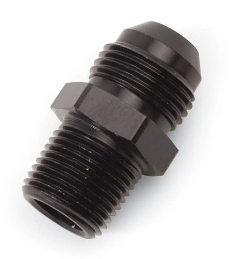 Russell Performance -6 AN to 3/8in NPT Straight Flare to Pipe (Black) - 660463
