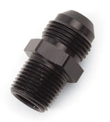 Russell Performance -6 AN to 3/8in NPT Straight Flare to Pipe (Black) - 660463