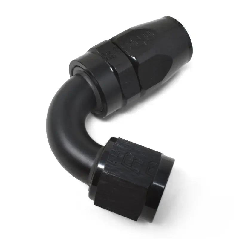 Russell 613405 Russell Performance -6 AN Black 120 Degree Full Flow Swivel Hose End - 613405