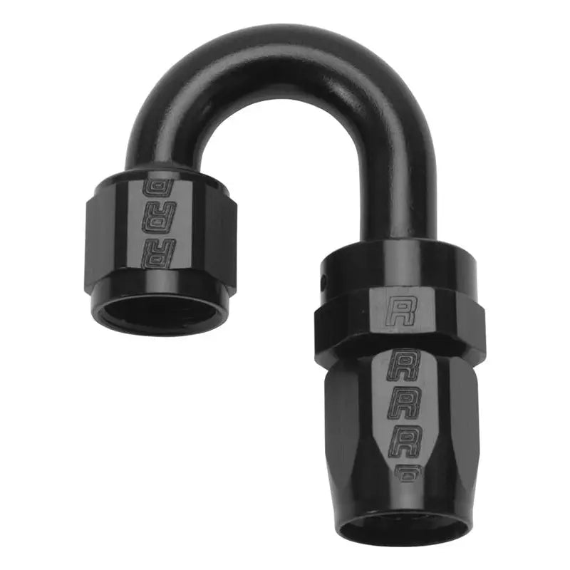 Russell 613505 Russell Performance -6 AN Black 180 Degree Full Flow Swivel Hose End - 613505
