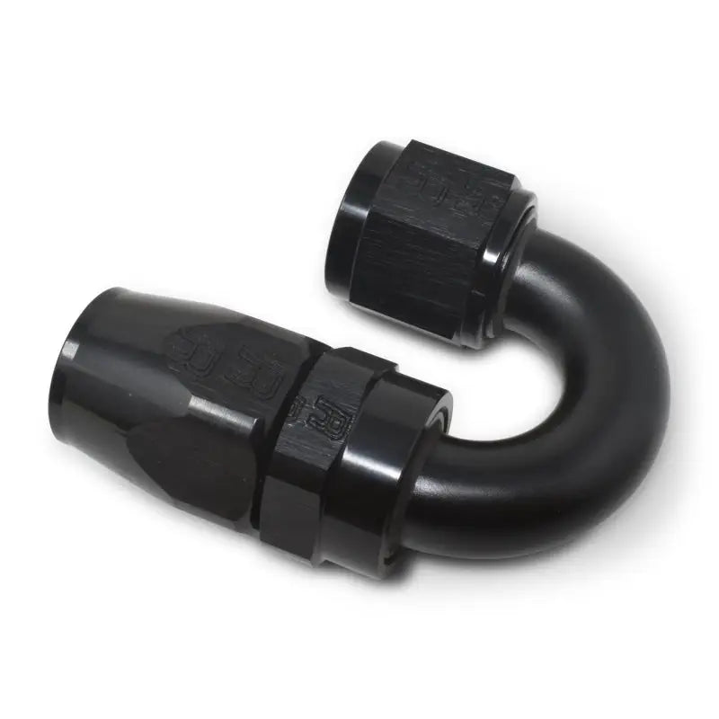 Russell 613505 Russell Performance -6 AN Black 180 Degree Full Flow Swivel Hose End - 613505
