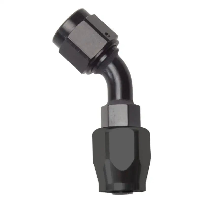 Russell Performance -6 AN Black 45 Degree Full Flow Hose End - 610095