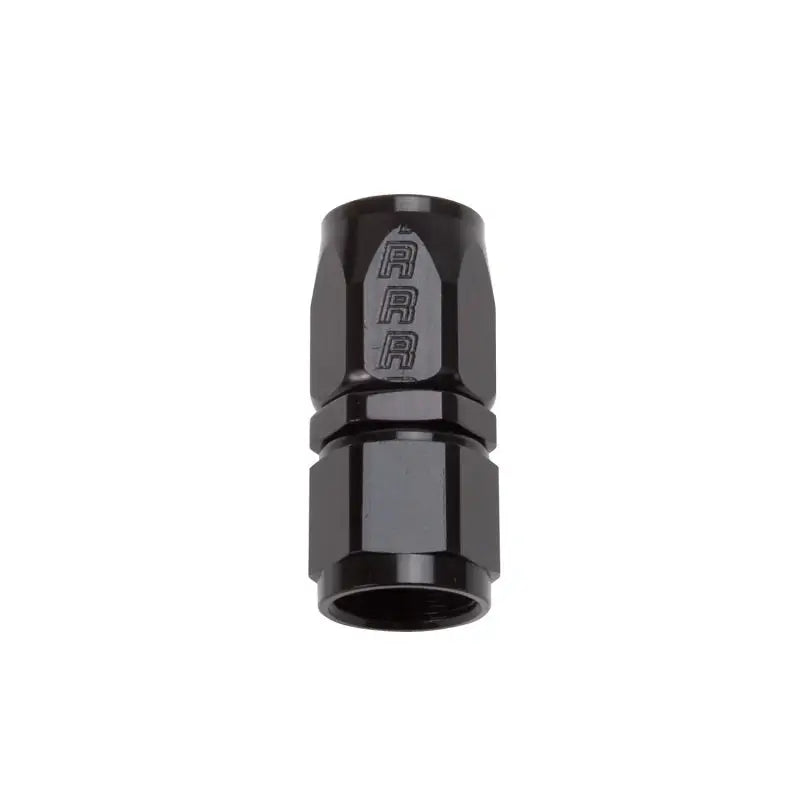 Russell Performance -6 AN Black Straight Full Flow Hose End - 610025
