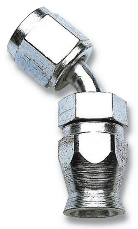 Russell Performance -6 AN Endura Pwerflex Power Steering 45 Degree Hose Ends - 620411