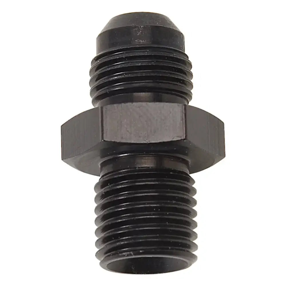Russell Performance -6 AN Flare to 14mm x 1.5 Metric Thread Adapter (Black ) - 670523