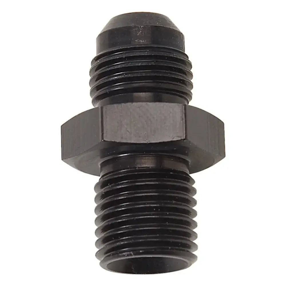 Russell Performance -6 AN Flare to 14mm x 1.5 Metric Thread Adapter (Black ) - 670523