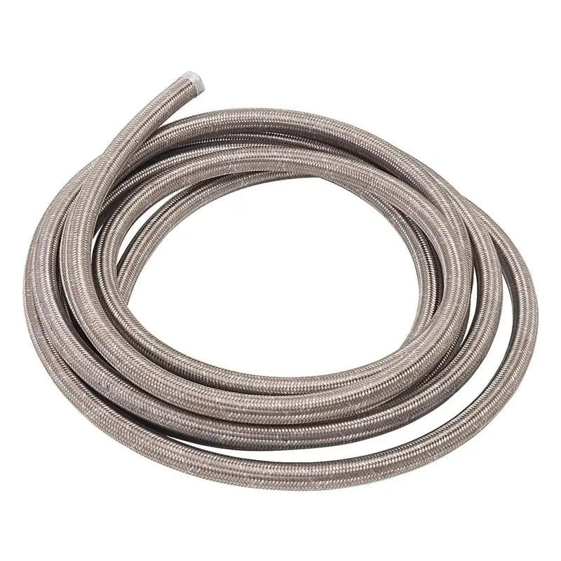 Russell 630270 Russell Performance -6 AN ProFlex Stainless Steel Braided Hose (Pre-Packaged 50 Foot Roll) - 630270