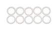 Russell Performance -6 AN PTFE Washers - 651206