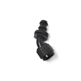 Russell Performance -6 AN Twist-Lok 45 Degree Hose End (Black) - 624083