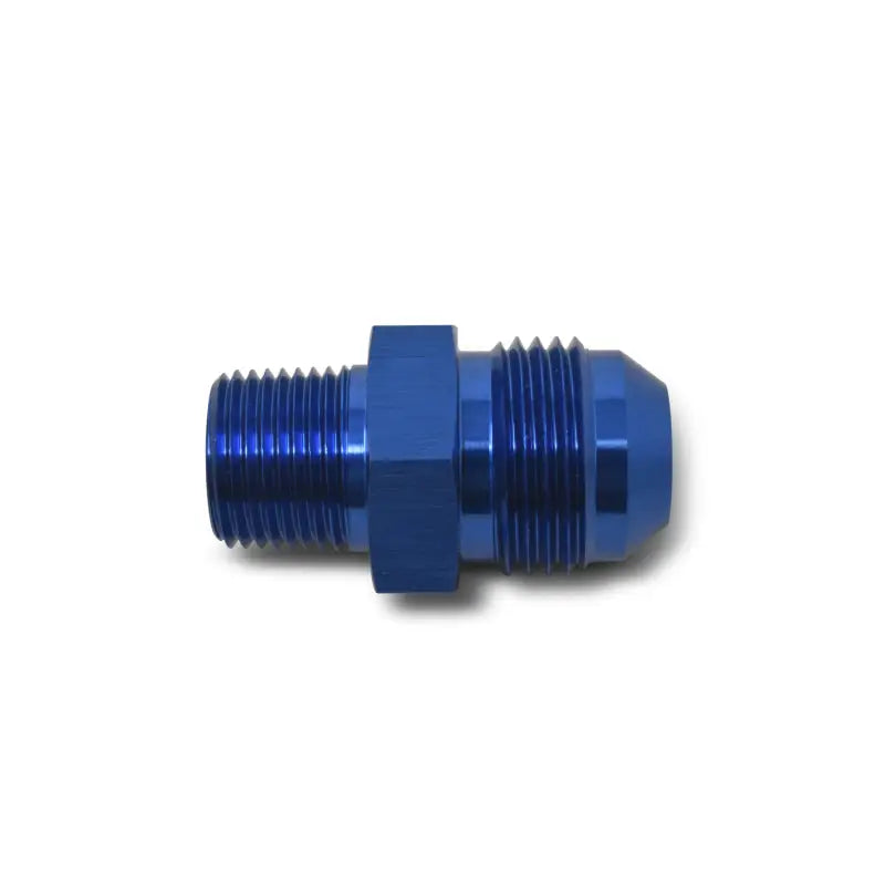 Russell Performance -8 AN to 3/8in NPT Straight Flare to Pipe (Blue) - 660480