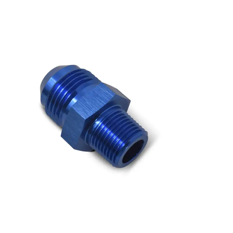 Russell Performance -8 AN to 3/8in NPT Straight Flare to Pipe (Blue) - 660480