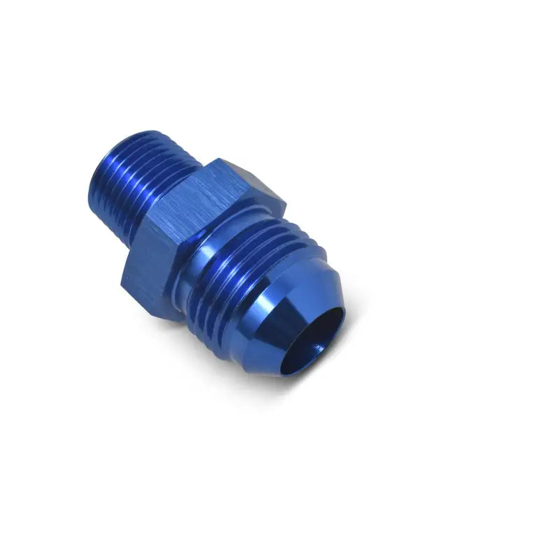 Russell Performance -8 AN to 3/8in NPT Straight Flare to Pipe (Blue) - 660480