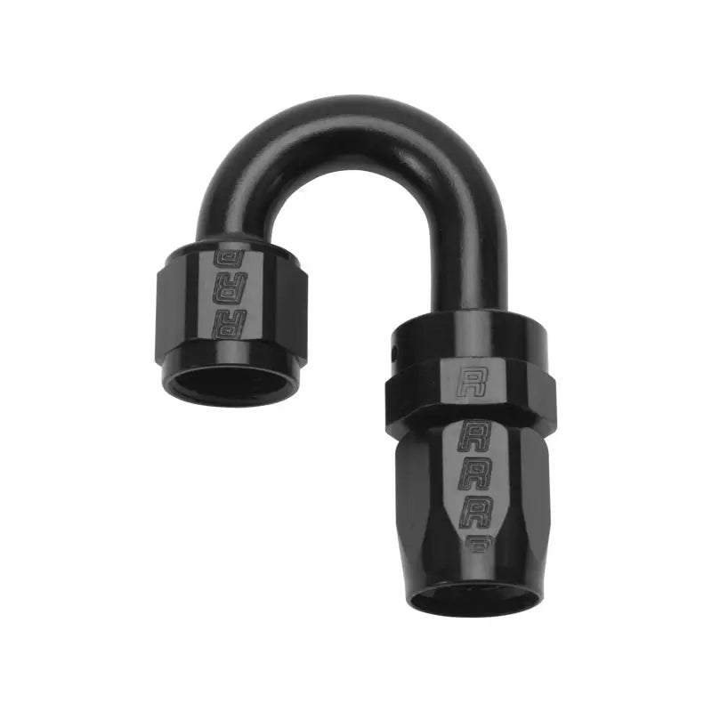Russell 613515 Russell Performance -8 AN Black 180 Degree Full Flow Swivel Hose End - 613515
