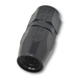 Russell Performance -8 AN Black Straight Full Flow Hose End - 610035