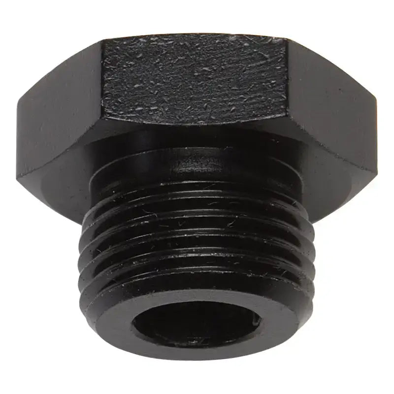 Russell Performance -8 AN Straight Thread Plug (Black) - 660283