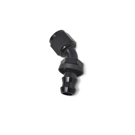 Russell Performance -8 AN Twist-Lok 45 Degree Hose End (Black) - 624093
