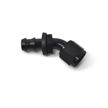 Russell Performance -8 AN Twist-Lok 45 Degree Hose End (Black) - 624093