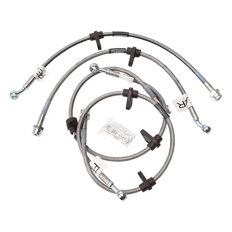 Russell 684600 Russell Performance 92-95 Honda Civic (All with rear discs/ no ABS) Brake Line Kit - 684600