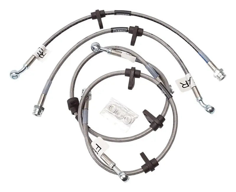 Russell Performance 92-95 Honda Civic (All with rear discs/ no ABS) Brake Line Kit - 684600