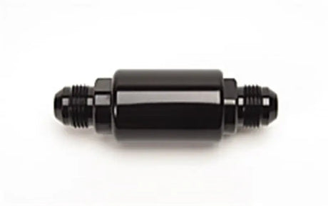 Russell Performance Black Anodized (3-1/4in Length 1-1/4in dia. -8 male inlet/outlet) - 650103