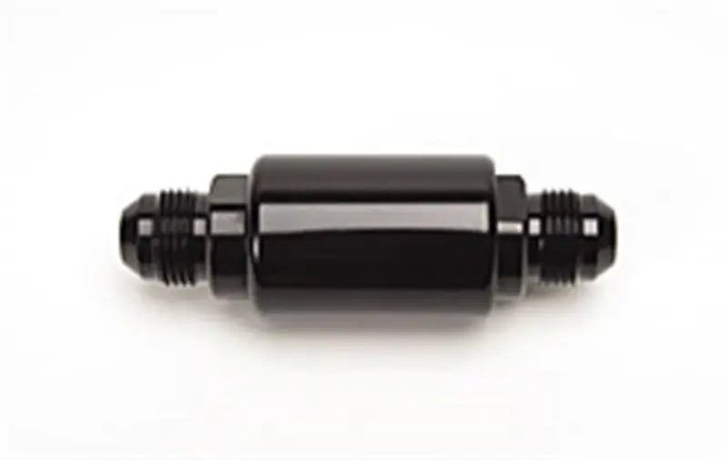 Russell Performance Black Anodized (3-1/4in Length 1-1/4in dia. -8 male inlet/outlet) - 650103