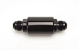 Russell Performance Black Anodized (3-1/4in Length 1-1/4in dia. -8 male inlet/outlet) - 650103