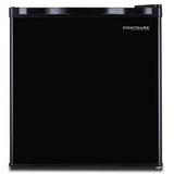 Black compact RV-170BK Natural Quality Refrigerator-Mini Beverage Cooler in a stylish design