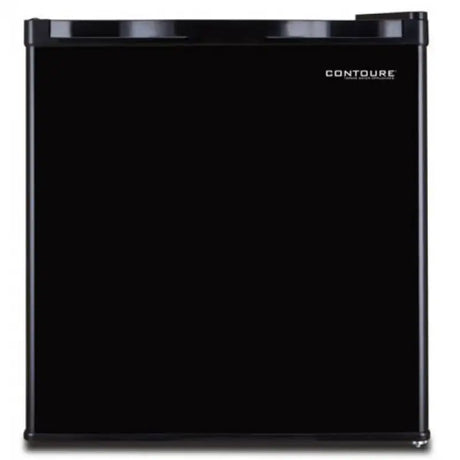 Black compact RV-170BK Natural Quality Refrigerator-Mini Beverage Cooler in a stylish design
