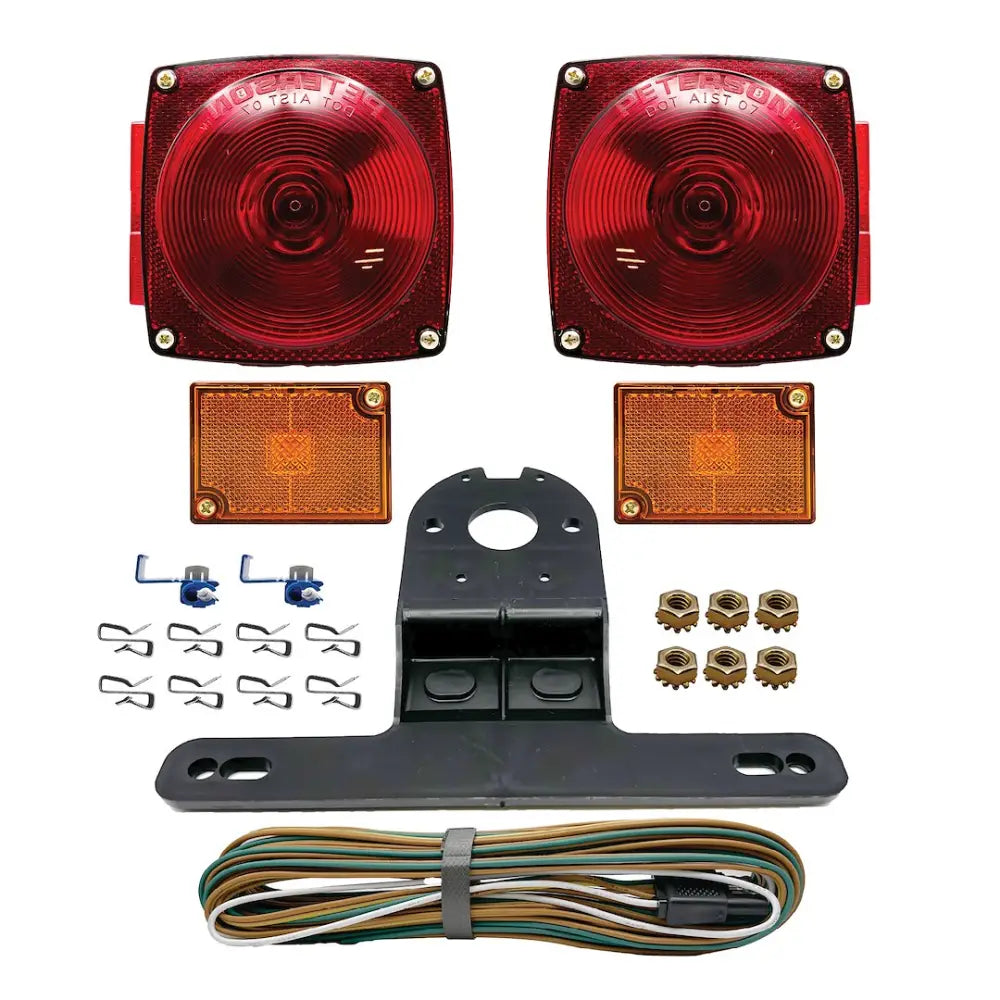 RV Designer L990 - Black Rear Trailer Light Kit