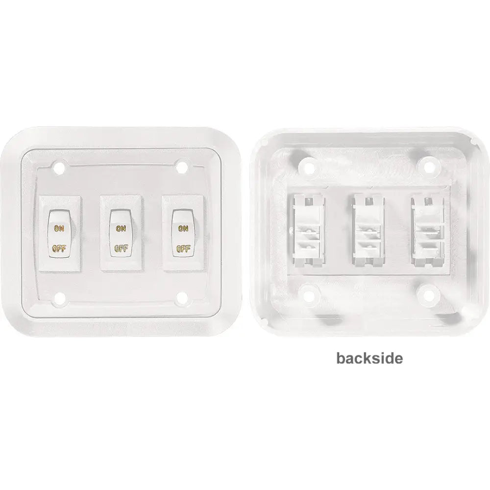 RV Designer S661 - White Wallplateswitch Triple