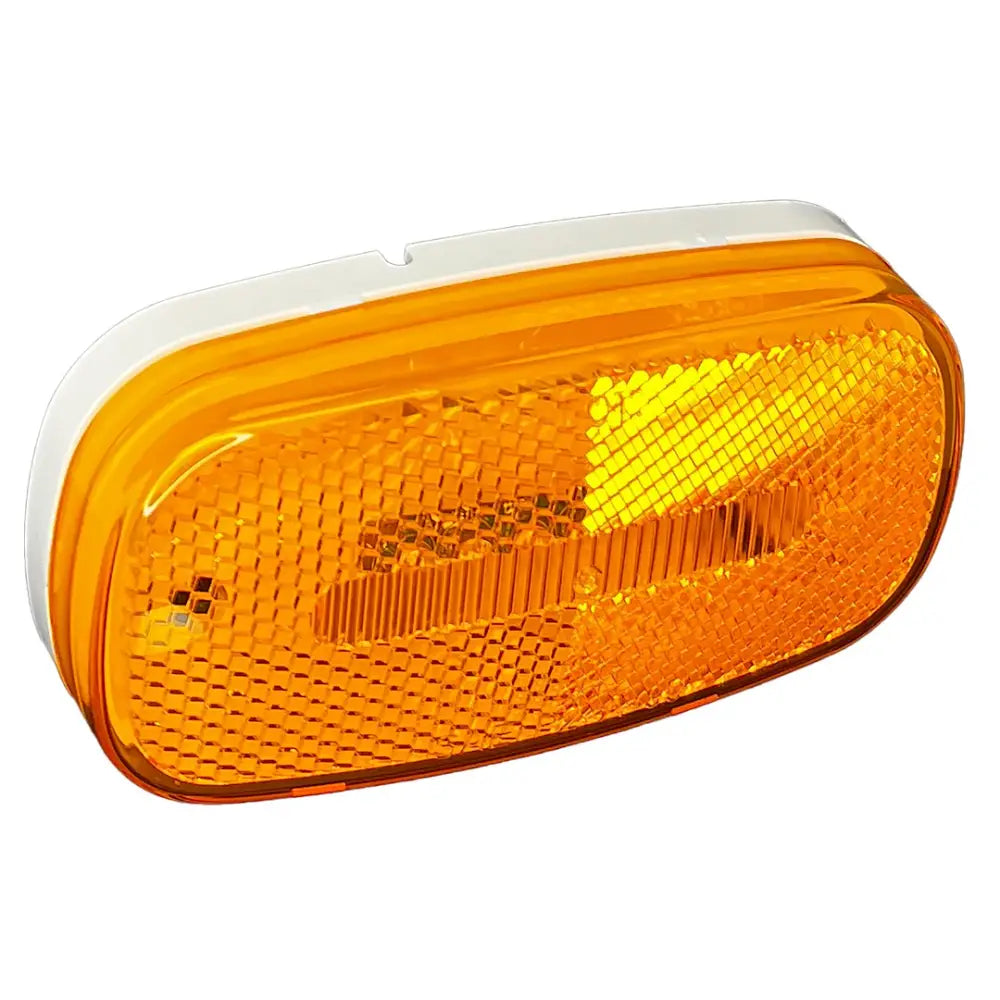 RV Designer Meets DOT Lighting Requirements Trailer Light L901 - Amber Oblong Reflex Led Marker Ligh