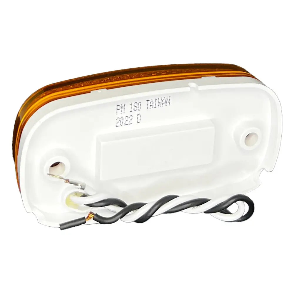 RV Designer Meets DOT Lighting Requirements Trailer Light L901 - Amber Oblong Reflex Led Marker Ligh