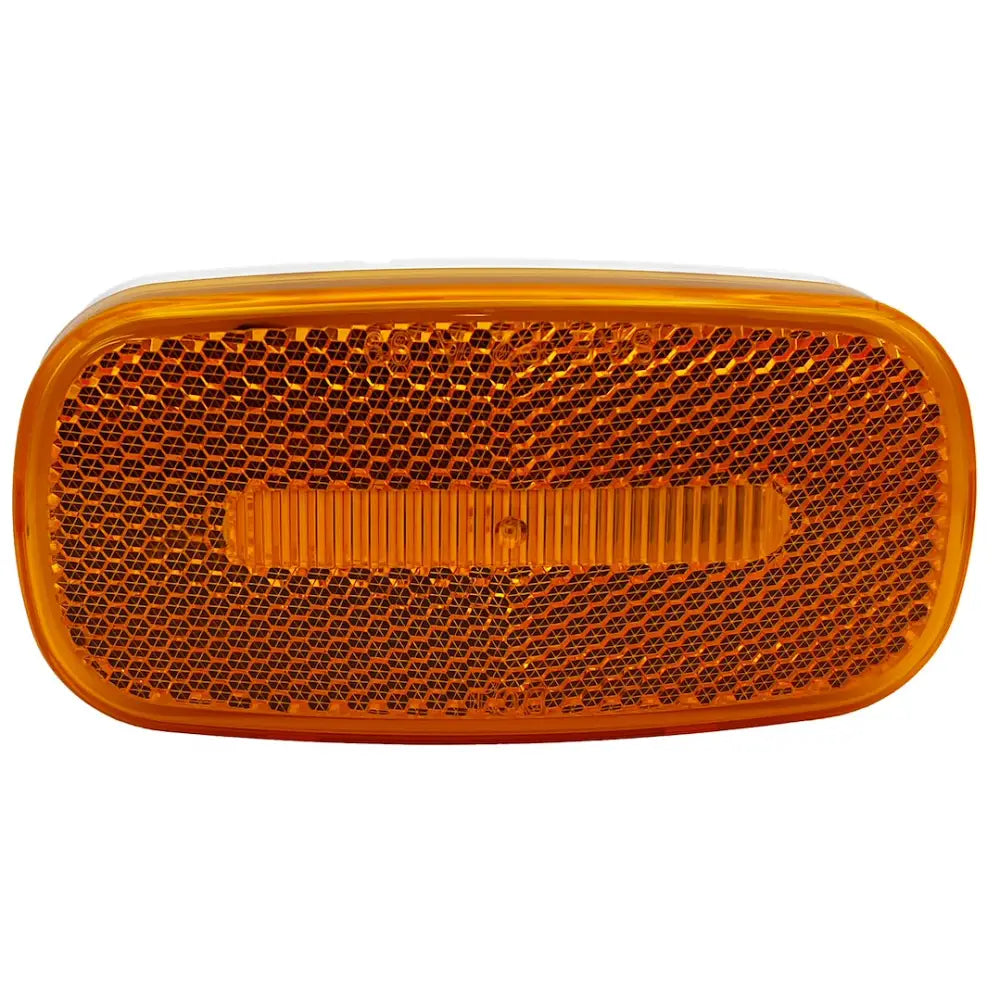 RV Designer Meets DOT Lighting Requirements Trailer Light L901 - Amber Oblong Reflex Led Marker Ligh