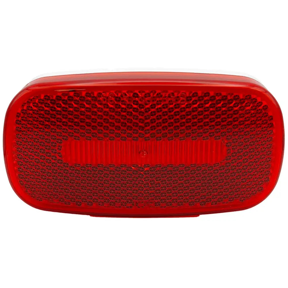RV Designer Meets DOT Lighting Requirements Trailer Light L903 - Red Oblong Reflex Led Marker