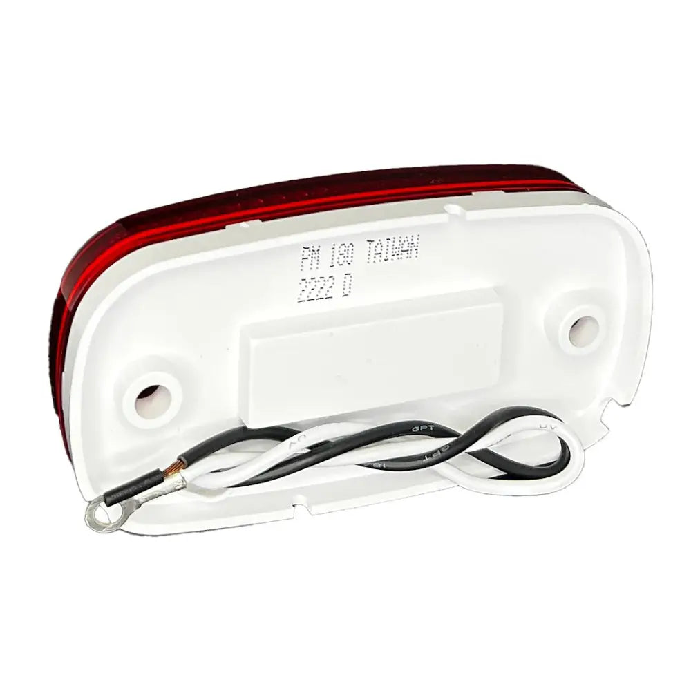 RV Designer Meets DOT Lighting Requirements Trailer Light L903 - Red Oblong Reflex Led Marker