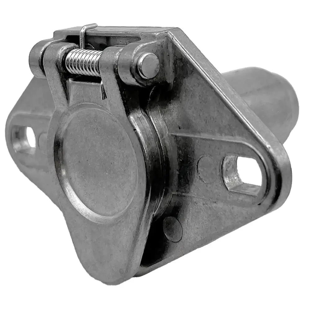 RV Designer Quick And Easy To Install Trailer Wiring Connector TC533 - 6-WAY Socket Die Cast Metal