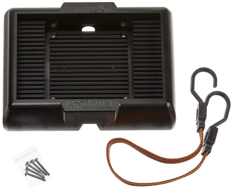 RVSTND Hughes Auto Stand/Riser for Autoformers with accessories including screws and bungee cord