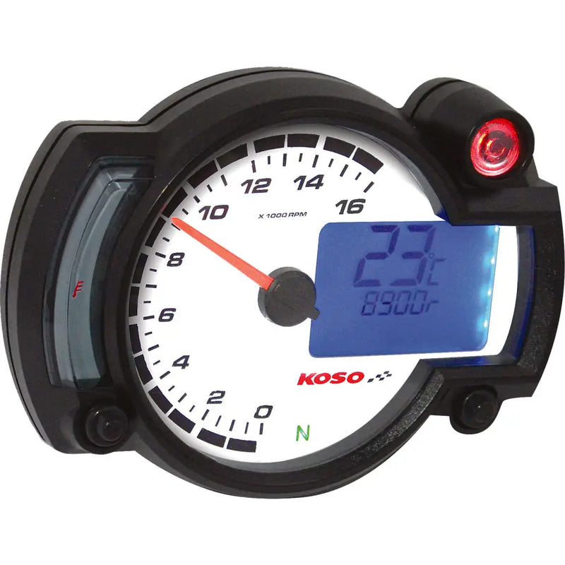 Rx 2nr 16 000 Rpm Guage White Panel
