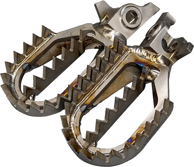 RX013 Titanium Foot Pegs 
