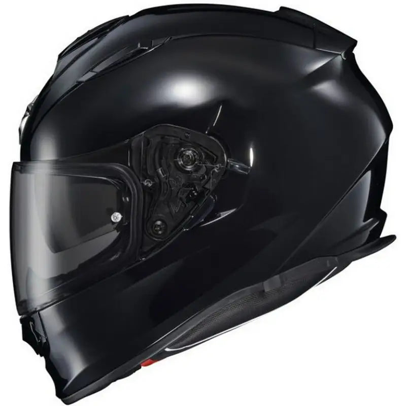 Glossy black Scorpion Exo Ryzer full-face helmet for maximum protection and style