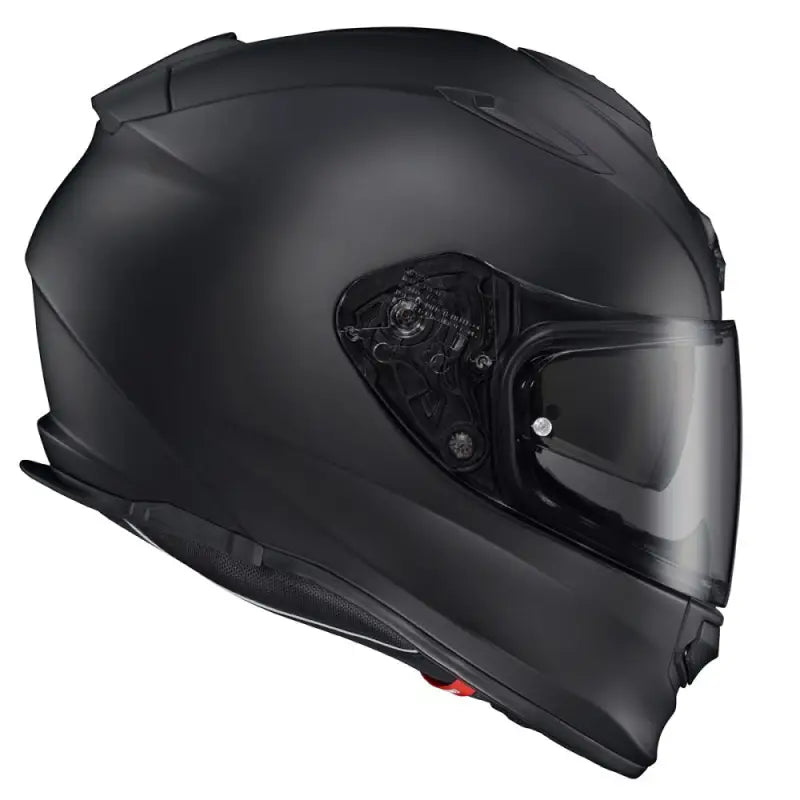 Matte black Scorpion Exo Ryzer full-face helmet for motorcycle riding
