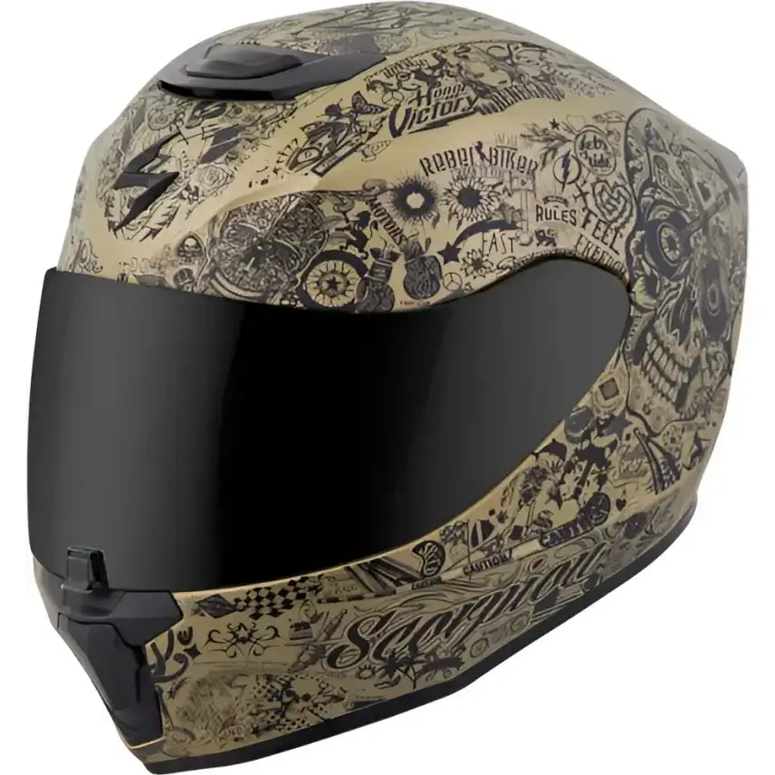 RYZ-1027 Scorpion Exo Ryzer Full-Face Helmet Edge Hi-Viz 2X - Helmets