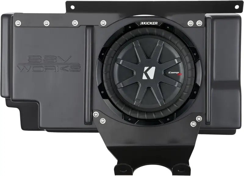 RZ3-BSSB10-K Ssv Works Behind Seat 10 Inch Kicker Sub Pol - RV and Auto Parts