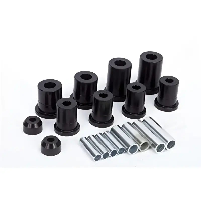 Black rubber bushings and silver sleeves for Daystar HCR Duner Series R052002PBB