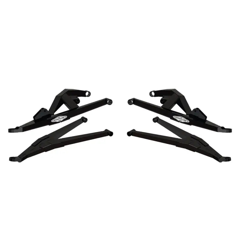 Black metal suspension components for Daystar HCR Suspension RZR-06300BK