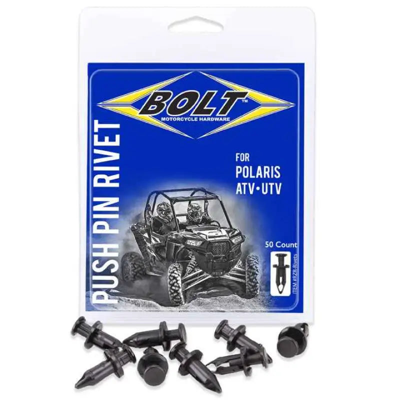 RZR-RIVETS Pry Rivet Set Pol Atv/Utv 50/Pk M8